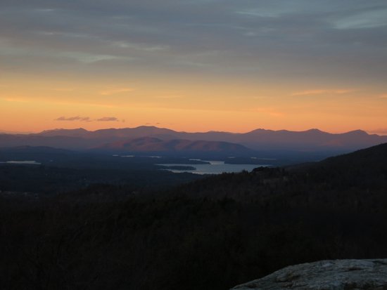 Looking at the Sandwich Range and Red Hill from Whiteface Mountain - Click to enlarge