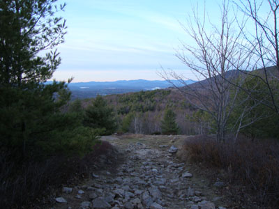 Looking down the Whiteface Trail