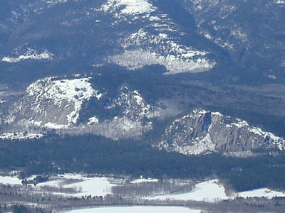 White Horse Ledge as seen from Kearsarge North Mountain