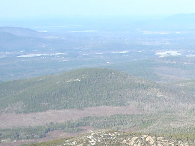 White Ledge as seen from Mt. Chocorua