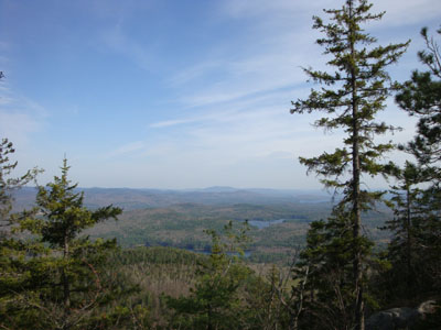 Looking at Green Mountain from near the summit of White Ledge - Click to enlarge