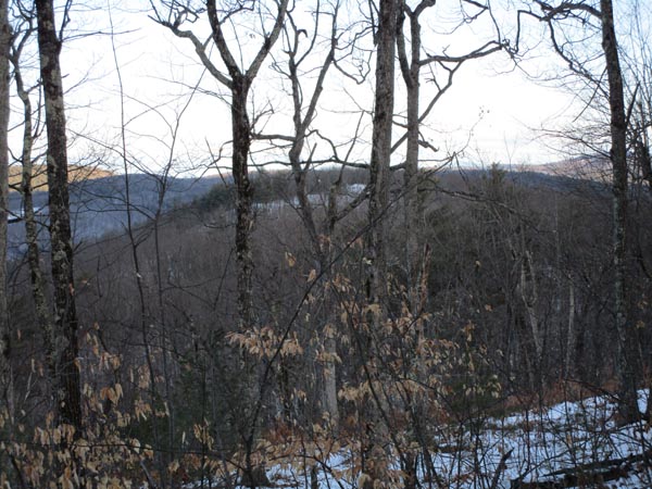Whitten Woods South Peak as seen from North Peak