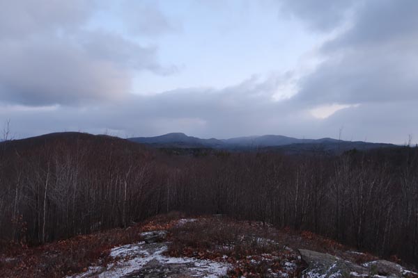 Looking north at Mt. Prospect from Whitten Woods South Peak - Click to enlarge