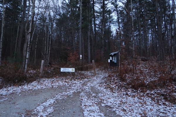 The Whitten Woods trailhead