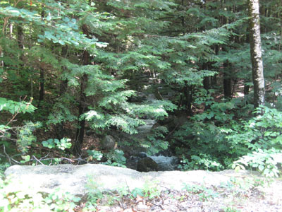 The brook coming from Whitten Pond as seen from Drake Hill Road