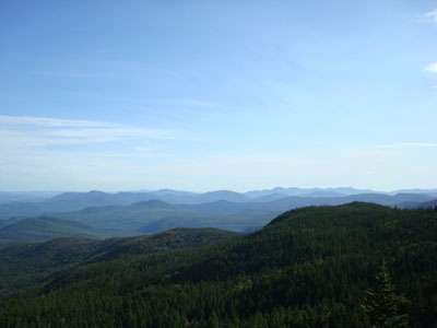 Looking south from near the summit of Wildcat Peak D - Click to enlarge