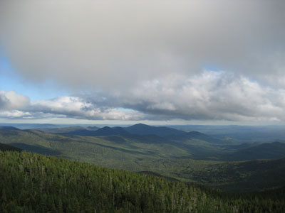 Looking at Kearsarge North Mountain from near the summit of Wildcat D - Click to enlarge