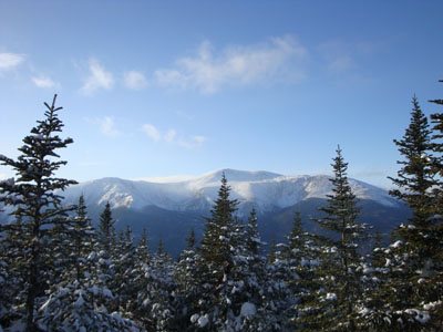 Looking west at Mt. Washington from Wildcat D - Click to enlarge