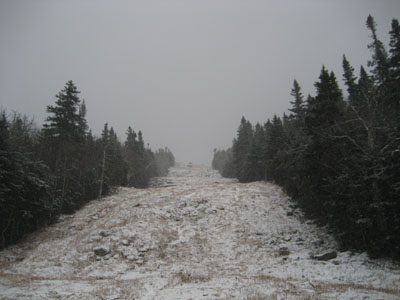 Looking up the old gondola line