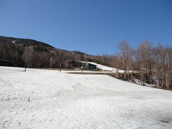 The bottom of the ski area