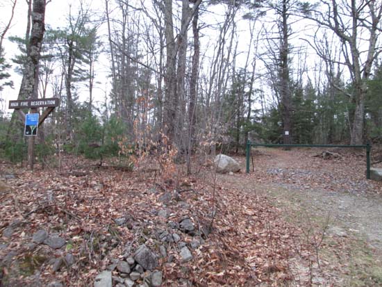 The High Five Reservation trailhead