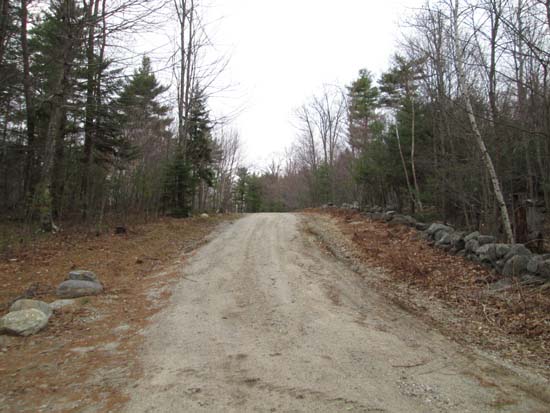 The Wolf Hill access road