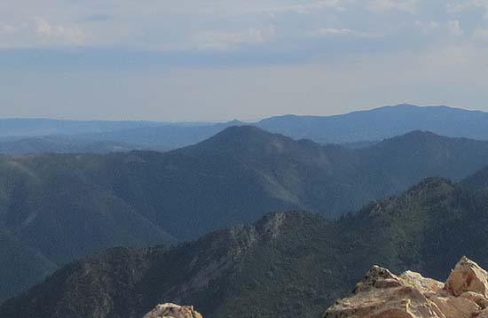 Mt. Aire as seen from Mt. Olympus