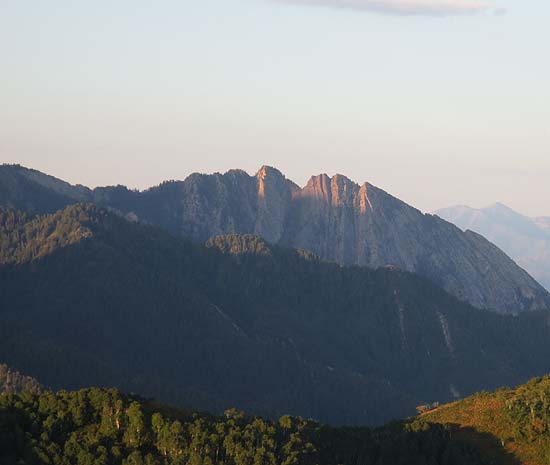 Mt. Olympus as seen from Mt. Aire