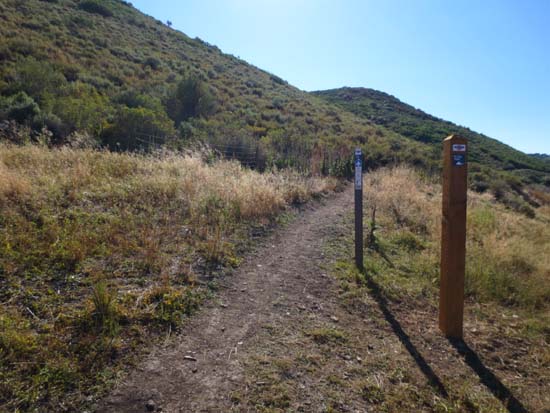 The PC Hill Trail trailhead