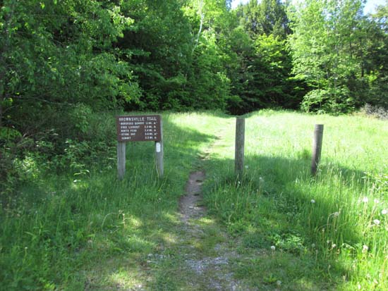 The Brownsville Trail trailhead