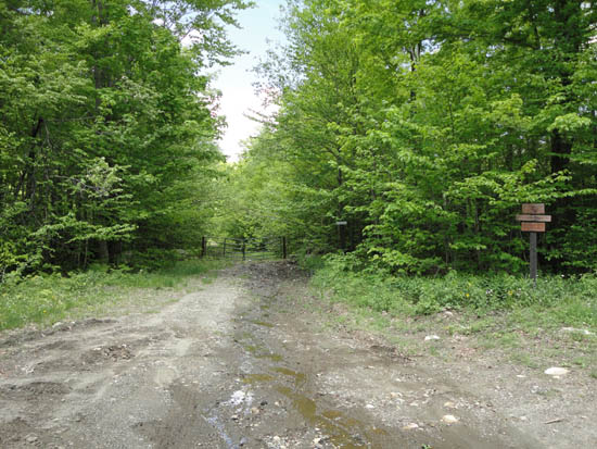 The Long Pond Trail trailhead