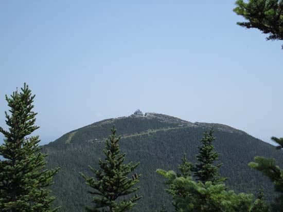 Looking at Jay Peak from near the Big Jay summit - Click to enlarge