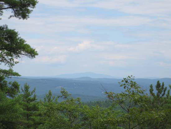 Looking at Mt. Monadnock from near the summit of Black Mountain - Click to enlarge