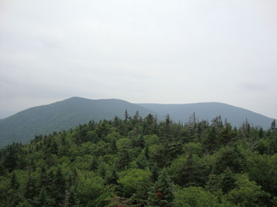 Breadloaf Mountain (right) as seen from Mt. Roosevelt