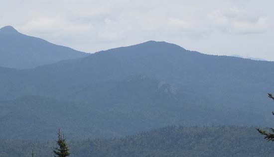Burnt Rock Mountain (in front of Camel's Hump and the Allens) as seen from Mad River Glen