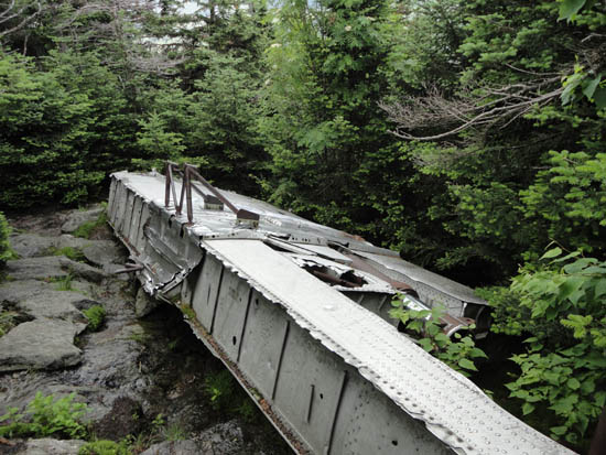 The 1944 U.S. Army Air Corps B-24 Liberator bomber crash remains next to the Alpine Trail