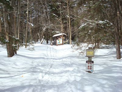 The Monroe Trail trailhead