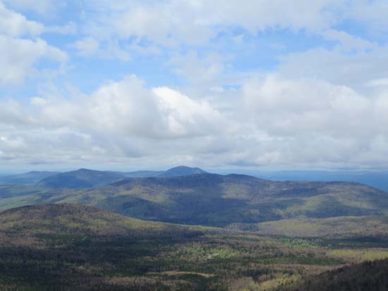 Looking southwest at Burke Mountain from one of the structures on East Mountain - Click to enlarge
