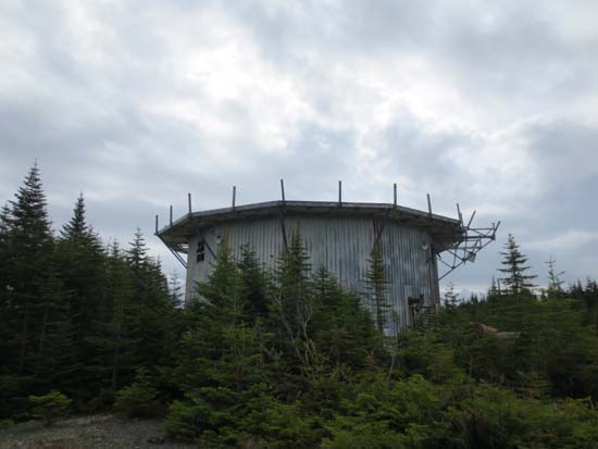 Abandoned radar facility on East Mountain