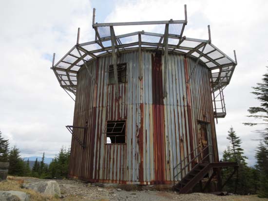 Abandoned radar facility on East Mountain