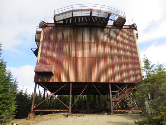 Abandoned radar facility on East Mountain