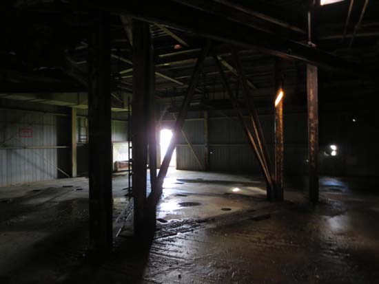 Abandoned radar facility on East Mountain