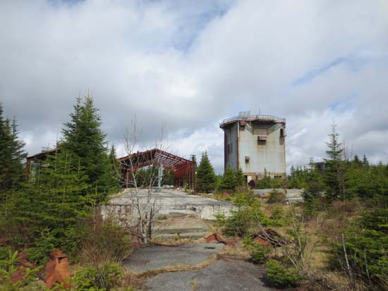 Abandoned radar facility on East Mountain
