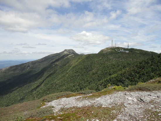 Looking at the Nose and Chin from the Forehead - Click to enlarge