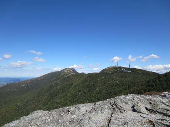 Looking at the Nose and Chin from the Forehead - Click to enlarge