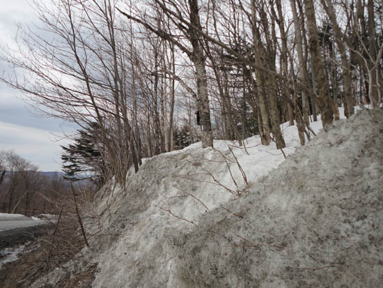 The Long Trail trailhead on Route 242