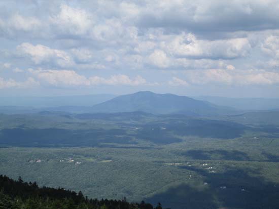 Looking at Ascutney from the Ludlow Mountain fire tower - Click to enlarge