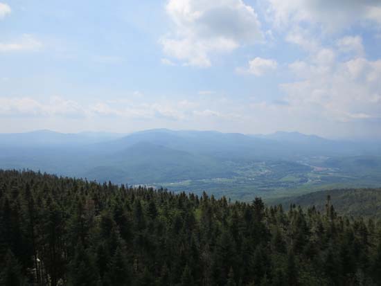 Looking south from the Monadnock Mountain from the fire tower - Click to enlarge