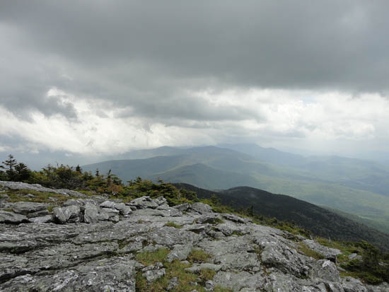Looking south from Mt. Abraham - Click to enlarge