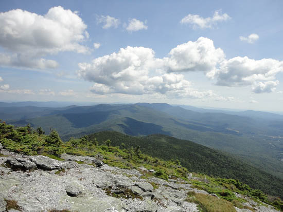 Looking south from Mt. Abraham - Click to enlarge