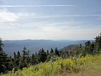 Looking south toward Mt. Greylock from Mt. Equinox - Click to enlarge