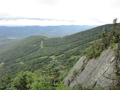Looking at Sugarbush South from a vista near the summit of Nancy Hanks Peak - Click to enlarge