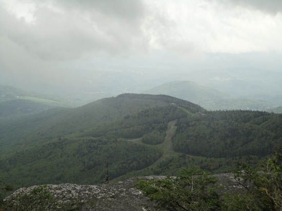 Looking at Sugarbush south from the viewpoint on Nancy Hanks Peak - Click to enlarge