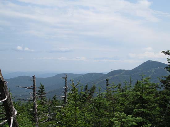 Looking at Jay Peak from near the North Jay Peak summit - Click to enlarge