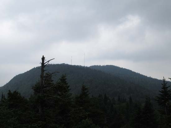 Ricker Mountain (right) as seen from Vista Peak