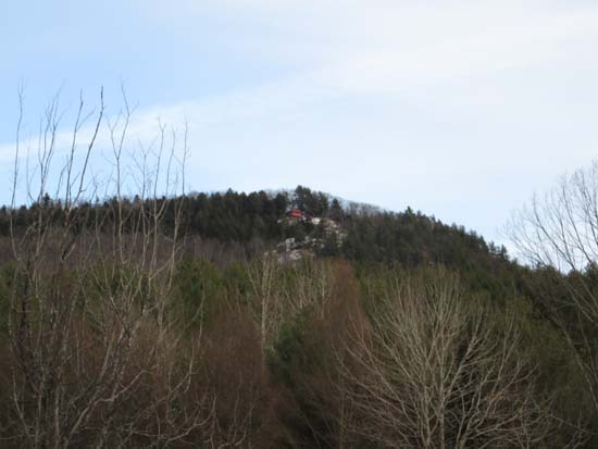 Wrights Mountain as seen from Wrights Mountain Road