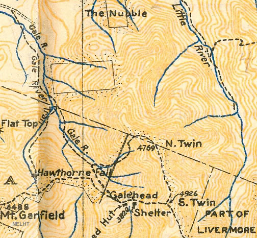 1931 AMC map of North Twin