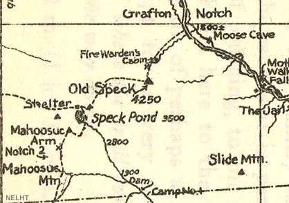 1931 AMC map of Old Speck