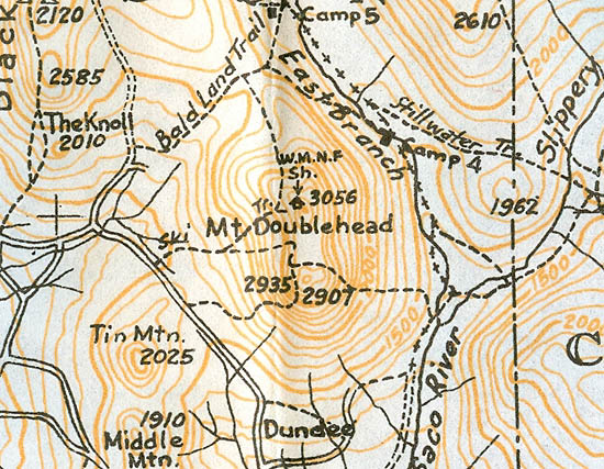 1940 AMC map of Doublehead