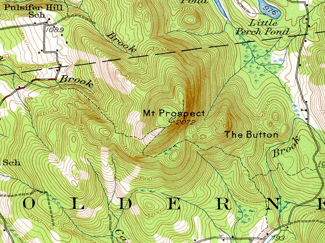 1928 USGS map of Mt. Prospect